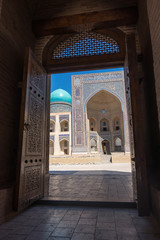 Mir-i-Arab Madrasah in Bukhara, the holiest city of Central Asia, Uzbekistan
