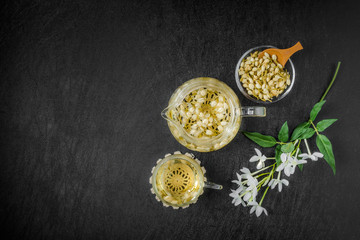 ジャスミンティー　Beautiful jasmine tea