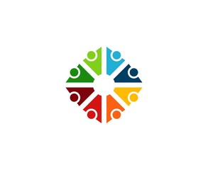 Obraz premium People logo