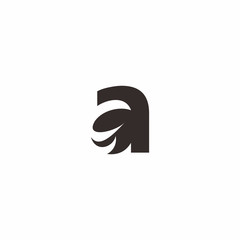 a letter logo vector