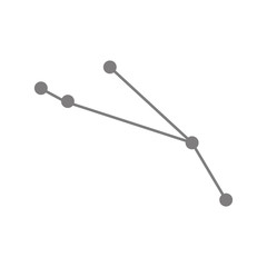 Aries constellation icon of zodiac sign. Web element. Premium quality graphic design. Signs symbols collection, simple icon for websites, web design, mobile app, info graphics