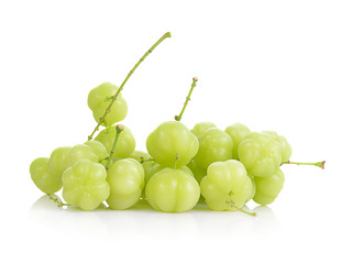 Star gooseberry isolated on white background