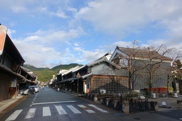 Obraz premium うだつのある町並み