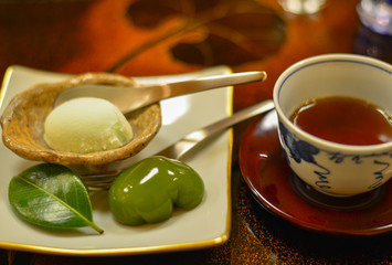 Japanese sweet dessert at local restaurant