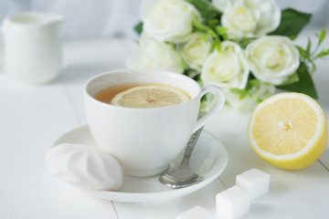 tea with lemon