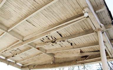 wooden roof