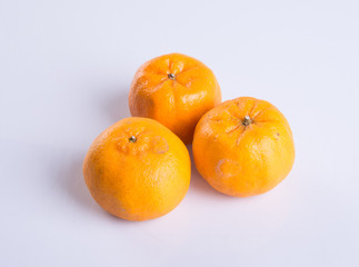 mandarin orange or clementine on the background.