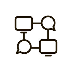 E-learning flat icon