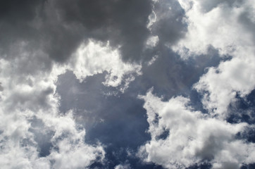 blue sky with clouds