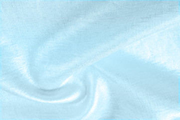 background texture, linen cloth of blue sky with metallic luster. Cool as a light breeze, representing a light linen canvas that will satisfy the different needs of your design