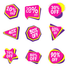 Big sale banner. Sale and discounts. Vector illustration.