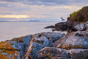 Lime Kiln lighthouse on San Juan Island, Washington © Tom Nevesely