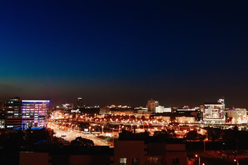 Fototapeta na wymiar Night City