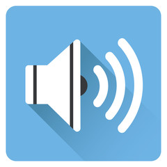 sound icon with shadow