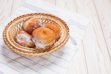 jewish holiday Hanukkah fresh donut