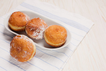 jewish holiday Hanukkah fresh donut