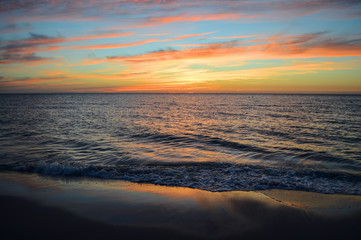 Sunset at Baltic Sea - Leba/Poland