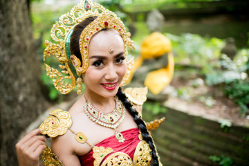Thai Dancer in Traditional Costume