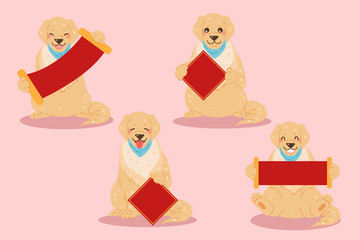 cute cartoon 2018 year