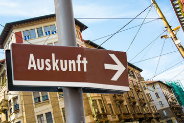 Schild 223 - Auskunft