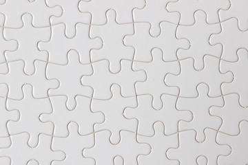 texture background of white puzzle