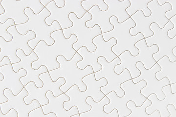 texture background of white puzzle
