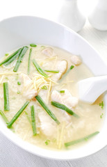 rice soup with fish