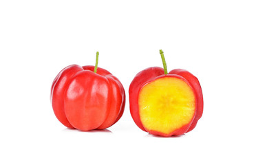 Barbados cherry, Malpighia emarginata, from central of Thailand