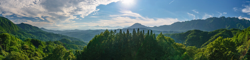 北アルプスの絶景