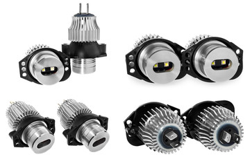 Light led bulbs for car lamps. Car led for halo rings and angel eyes lighting effect.