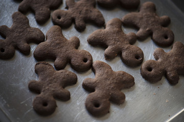 Fototapeta premium Fresh gingerbread cookies