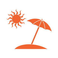 Umbrella sketch icon