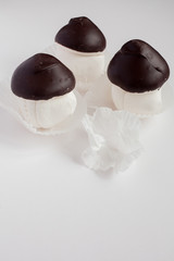 three sweet mushroom handmade murshmellow