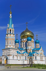 Uspensky Orthodox Cathedral in Omsk-city