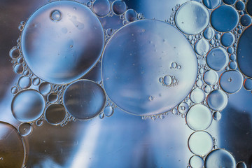 Oil on water art, different backgrounds