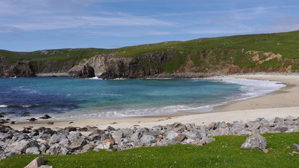       isle of lewis einsamer strand dail beag  © Roadfun
