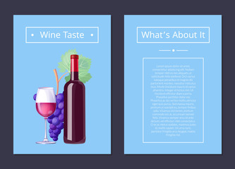 Wine Taste Whats About It Vector Illustration