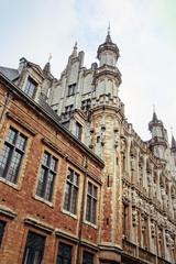 Fototapeta na wymiar ancient buildings at Brussels, Belgium