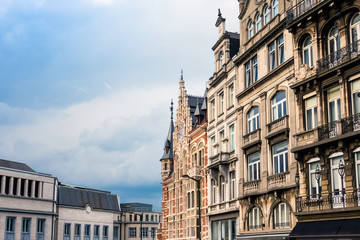 Fototapeta premium ancient buildings at Brussels, Belgium