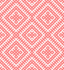 Seamless traditional Russian and slavic ornament.DISABLING LAYER, you can obtain seamless pattern