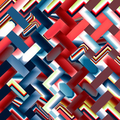 Abstract image, colorful graphics, tapestry