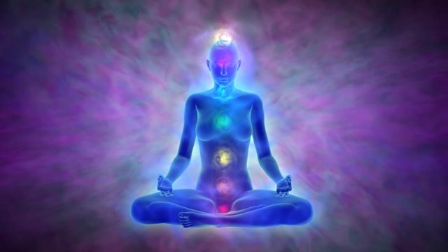 Yoga meditation - aura and chakras