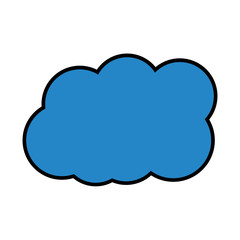 cloud weather icon image vector illustration design 