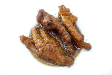 Steamed chicken feet dim sum