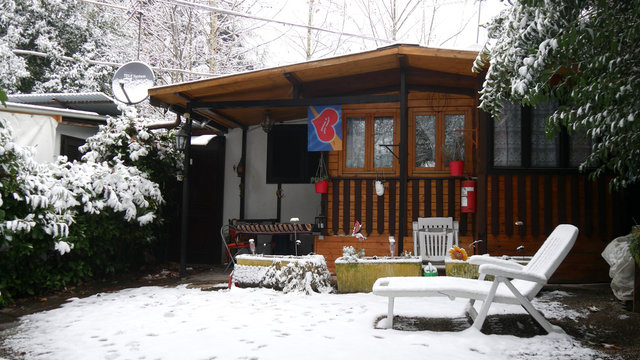 Chalet in inverno