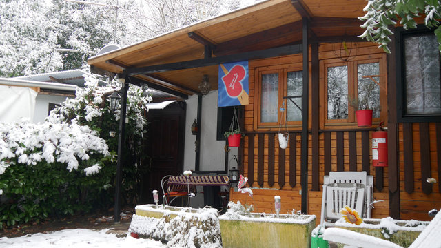 Chalet in inverno