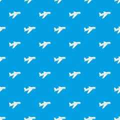 Airplane pattern seamless blue