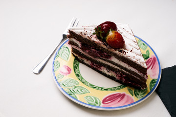 Fruit cake for a Christmas holiday