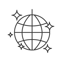 Disco ball linear icon