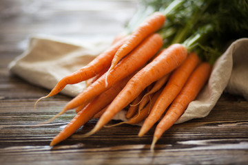 Fresh organic carrot